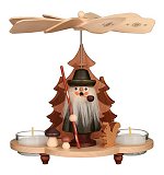 Woodsman - Natural<br>Ulbricht Tealight Pyramid